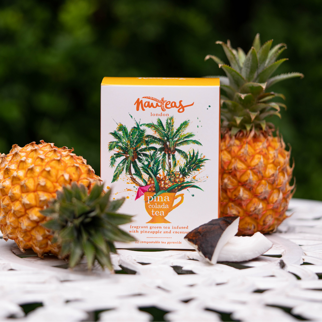 Pina Colada Tea - Whole Leaf Silky Pyramids